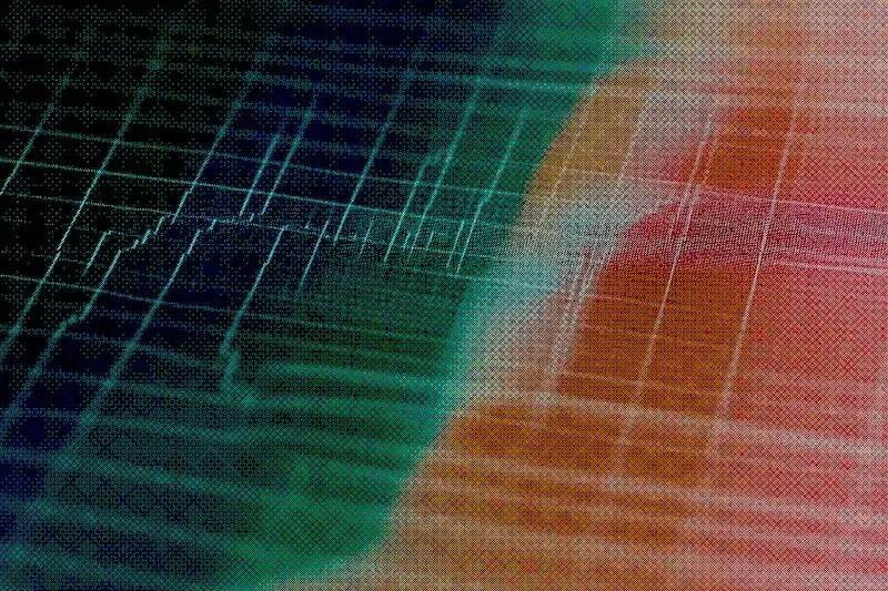Abstract gradient grid