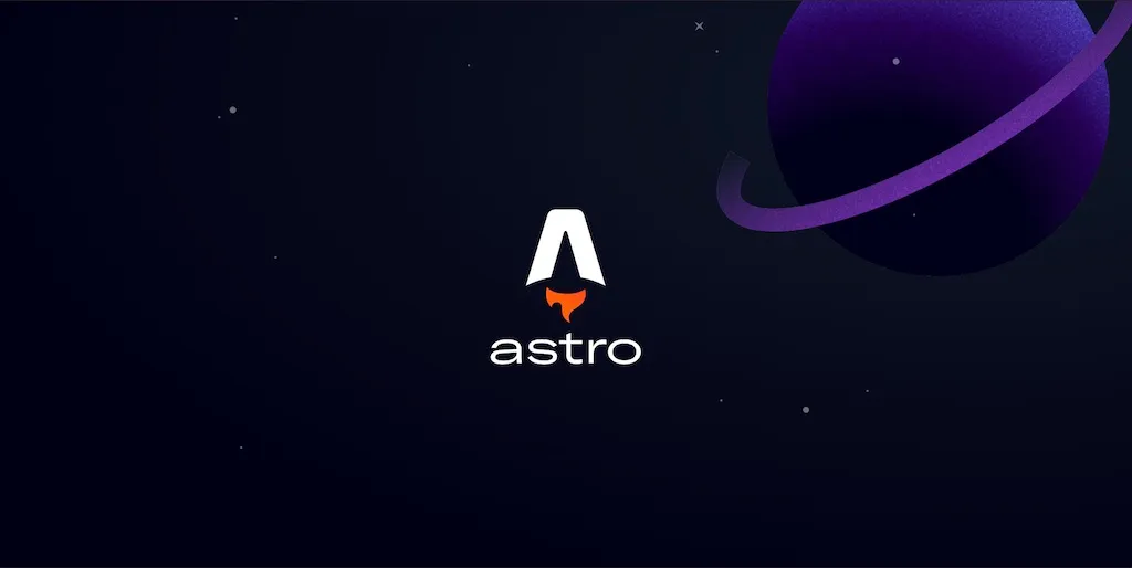 Astro website framework graphic