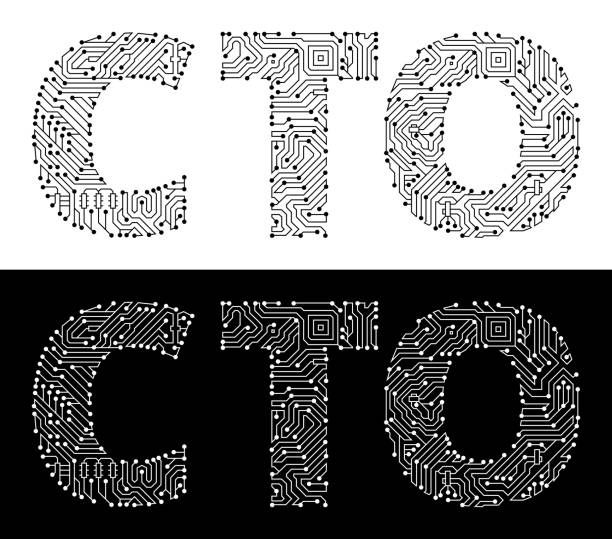 Everything You Need to Know about Interim CTO in 2024 1 cto in black and white circuit board font vector id971451168