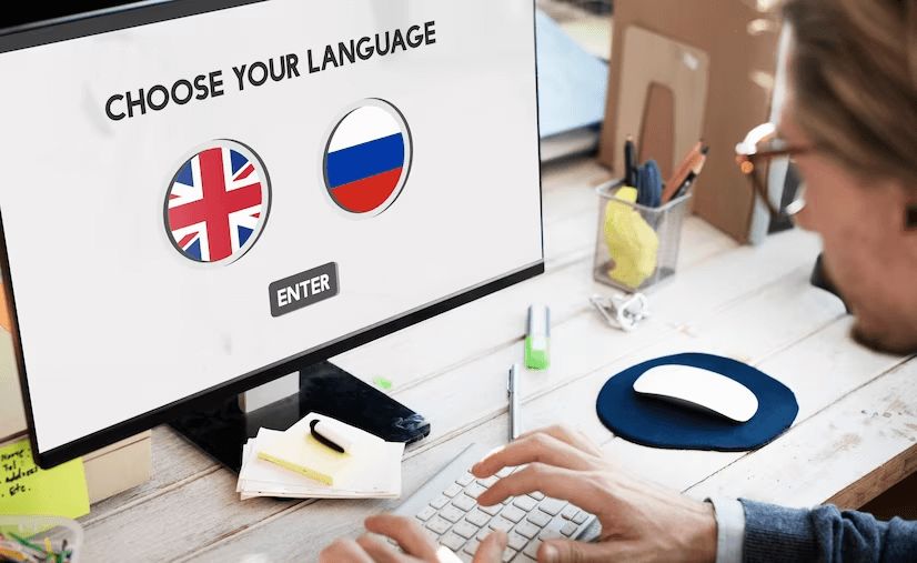 How To Create A One Page Website? Excellent Guide 2024 10 russian english communication language concept 53876 123726
