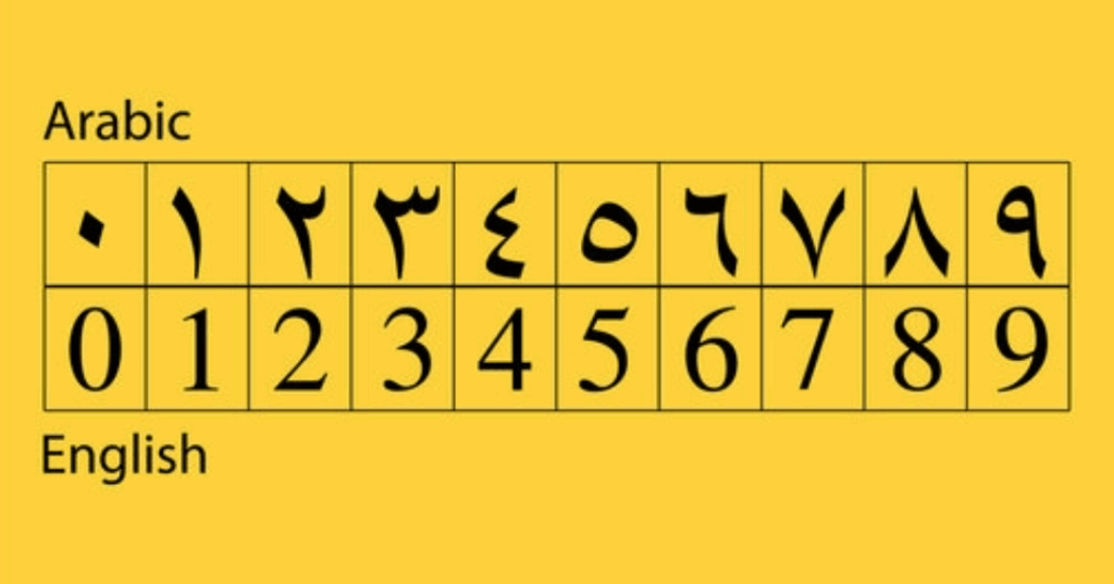 Arabic Website Design Basics Every Designer Should Know 13 western arabic numerals